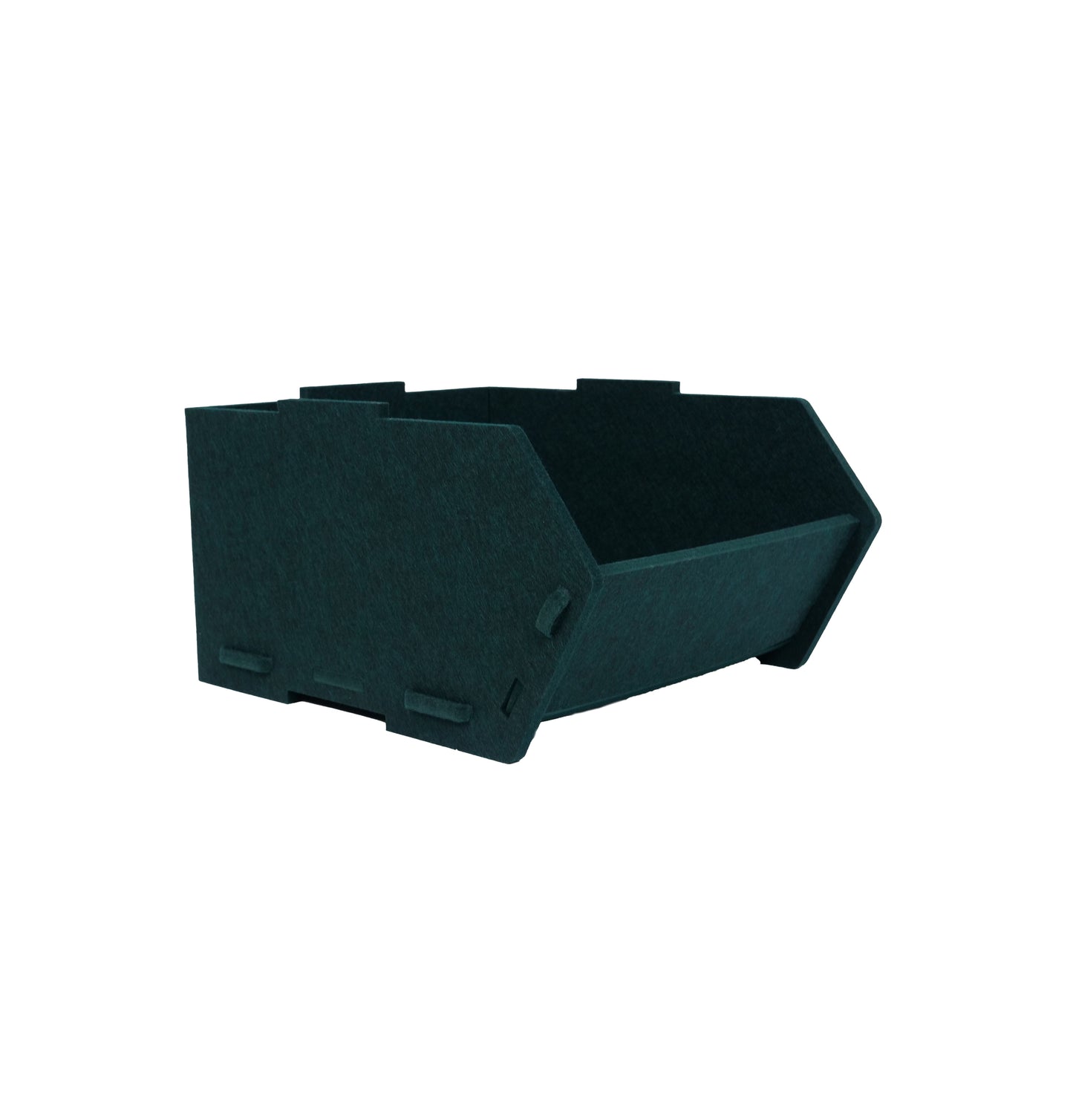 KidsDepot Mason opbergbak groen – duurzame opbergmand van gerecycled PETvilt