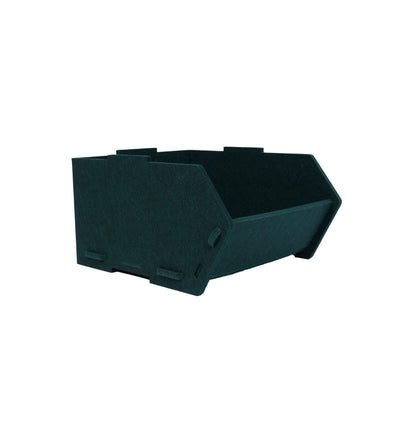 KidsDepot Mason opbergbak groen – duurzame opbergmand van gerecycled PETvilt