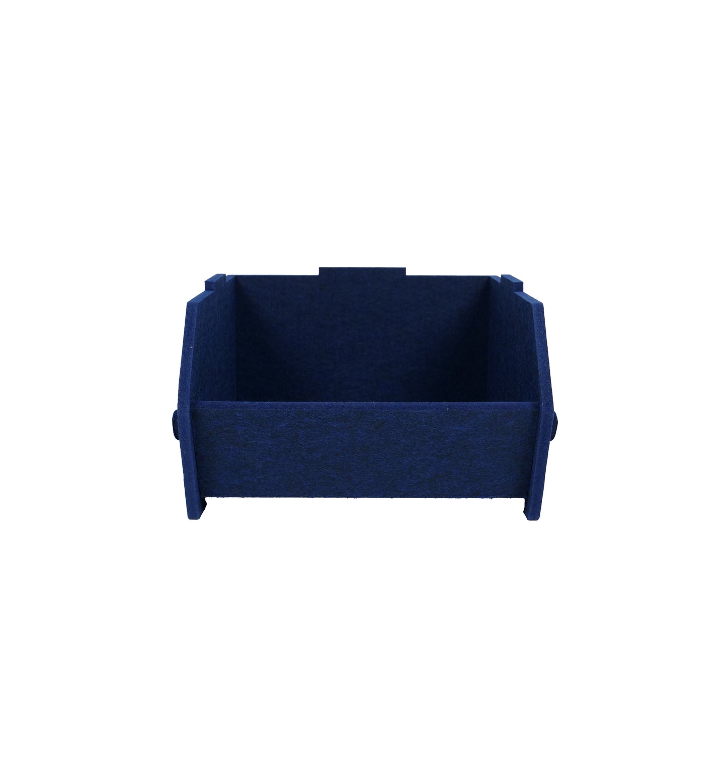 KidsDepot Mason opbergbak – stapelbare opbergmand van PETvilt in donkerblauw | Duurzaam & stijlvol georganiseerd