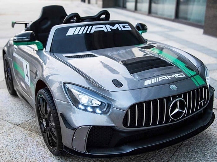 Mercedes-Benz Gt4 Amg Accuvoertuig Met Mp4 Scherm En Veel Meer!