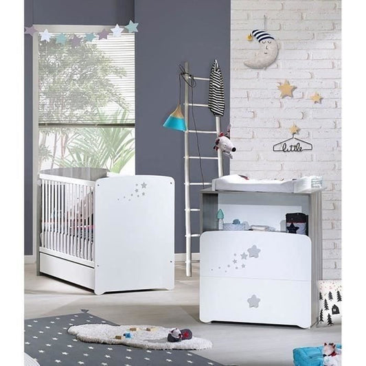 Volledige Nao duo babykamer – BABY PRICE – wit