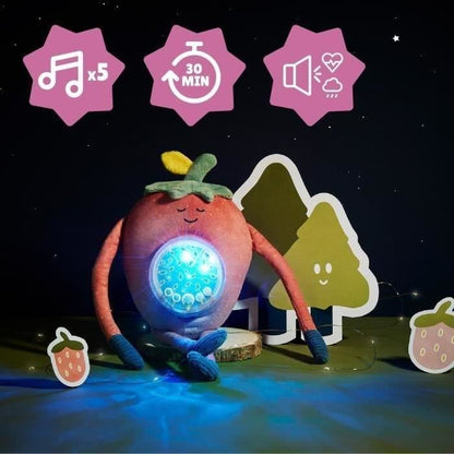 🌜 BADABULLE – Knuffel Nachtlampje met Projector en Muziek