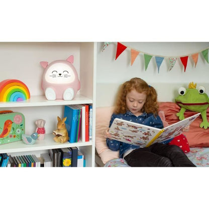 Luidspreker & nachtlampje - BIGBEN - Kat - Bluetooth 5.0, 15W, Verstelbaar nachtlampje, Timer, USB-C batterij