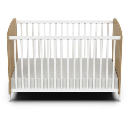 Duoset NAILI – ledikant 60×120 cm + commode (2 lades) | Hamilton / Mat wit | Kiddoplay