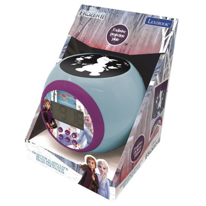 De sneeuwkoningin Projector wekker met timerfunctie LEXIBOOK