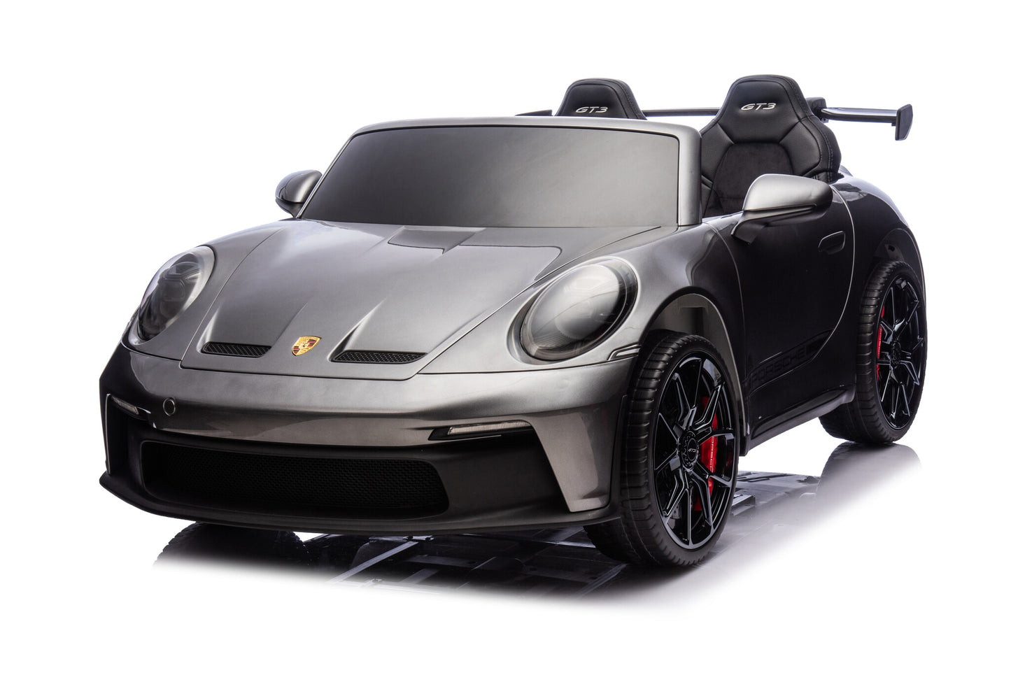 Porsche 911 GT3 24V kinderauto – voorkant met LED-verlichting