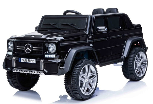 Mercedes-Maybach G650 12V kinderauto – voorkant met LED-koplampen