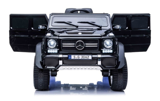 Mercedes-Maybach G650 12V kinderauto – luxe SUV met rubberen banden, leren zitje & Bluetooth | Kiddoplay