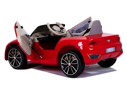Bentley EXP12 12V kinderauto – luxe elektrische cabrio met leren stoel, rubberen banden & afstandsbediening | Kiddoplay