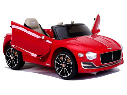 Bentley EXP12 12V kinderauto – luxe elektrische cabrio met leren stoel, rubberen banden & afstandsbediening | Kiddoplay