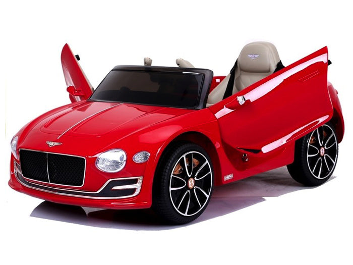 Bentley EXP12 12V kinderauto – luxe elektrische cabrio met leren stoel, rubberen banden & afstandsbediening | Kiddoplay