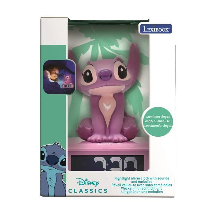 🦄 Stitch Wekker met Nachtlampje & Geluidseffecten – Magisch ontwaken!
