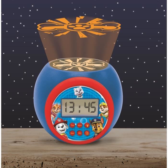 🚨 Paw Patrol Projectiewekker – Met Timer & Lichtshow!