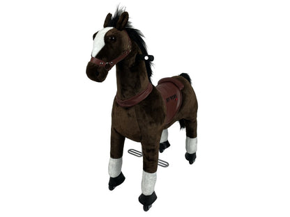 MY PONY by Rollzone – Bruin Maat M – Rijdend speelgoedpaard voor kinderen