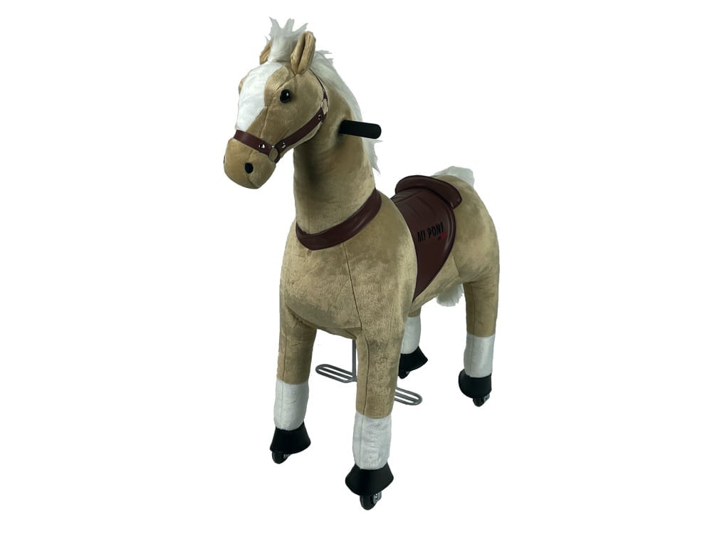 MY PONY by Rollzone – Maat S Beige – Rijdend speelgoed paard voor kinderen