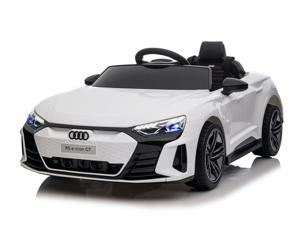Audi RS e-tron GT 12V kinderauto – luxe elektrische sportwagen met muziekmodule & afstandsbediening | Kiddoplay