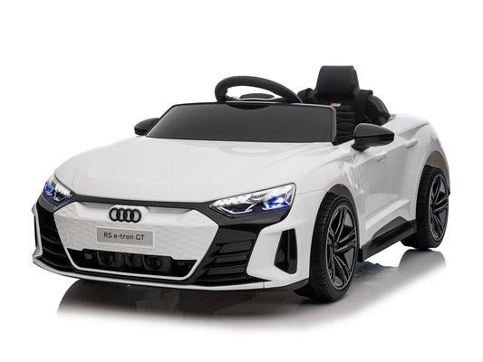 Audi RS e-tron GT 12V kinderauto – luxe elektrische sportwagen met muziekmodule & afstandsbediening | Kiddoplay
