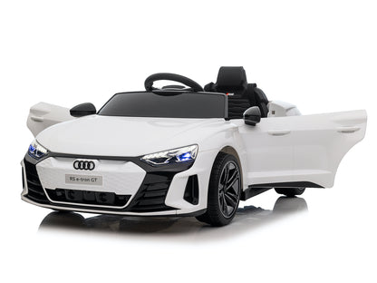 Audi RS e-tron GT 12V kinderauto – luxe elektrische sportwagen met muziekmodule & afstandsbediening | Kiddoplay