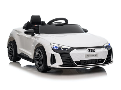 Audi RS e-tron GT 12V kinderauto – luxe elektrische sportwagen met muziekmodule & afstandsbediening | Kiddoplay