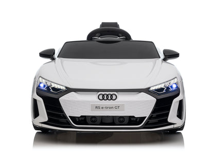 Audi RS e-tron GT 12V kinderauto – luxe elektrische sportwagen met muziekmodule & afstandsbediening | Kiddoplay