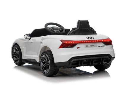 Audi RS e-tron GT 12V kinderauto – luxe elektrische sportwagen met muziekmodule & afstandsbediening | Kiddoplay