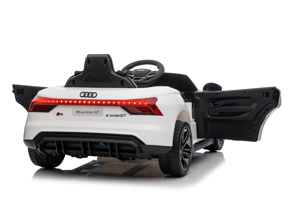 Audi RS e-tron GT 12V kinderauto – luxe elektrische sportwagen met muziekmodule & afstandsbediening | Kiddoplay