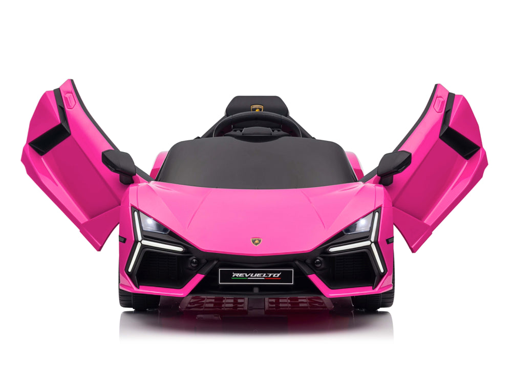 Lamborghini Revuelto 12V kinderauto – luxe elektrische sportwagen met LED-verlichting, EVA-banden & muziekmodule | Kiddoplay