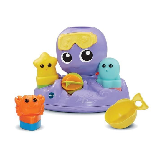 🐙VTECH Julie – Mijn Octopus Badvriendje | Spetterplezier in je Bad! | Interactief Badspeelgoed