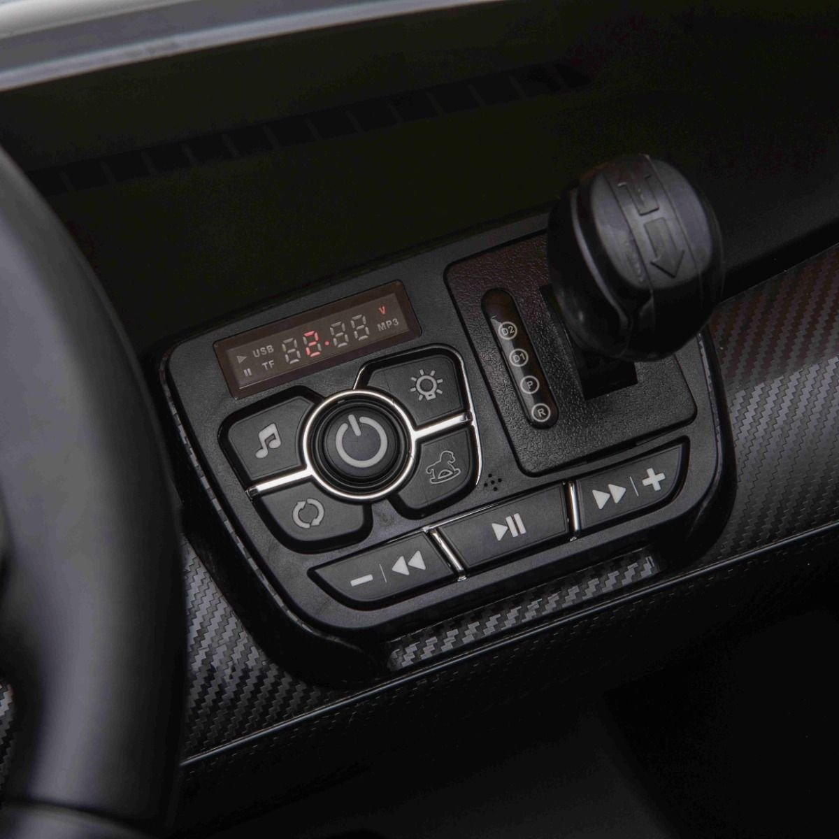 Lamborghini Veneno 2-persoons elektrische kinderauto (wit) – 4x 45W motoren, 12V 10Ah accu, rubberen banden & afstandsbediening | Kiddoplay