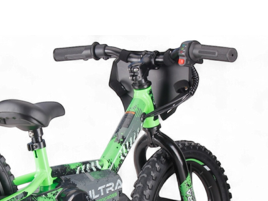 24 Volt Elektrische Balance Bike Met 16 Inch Wielen, Elektrische Motor - Groen