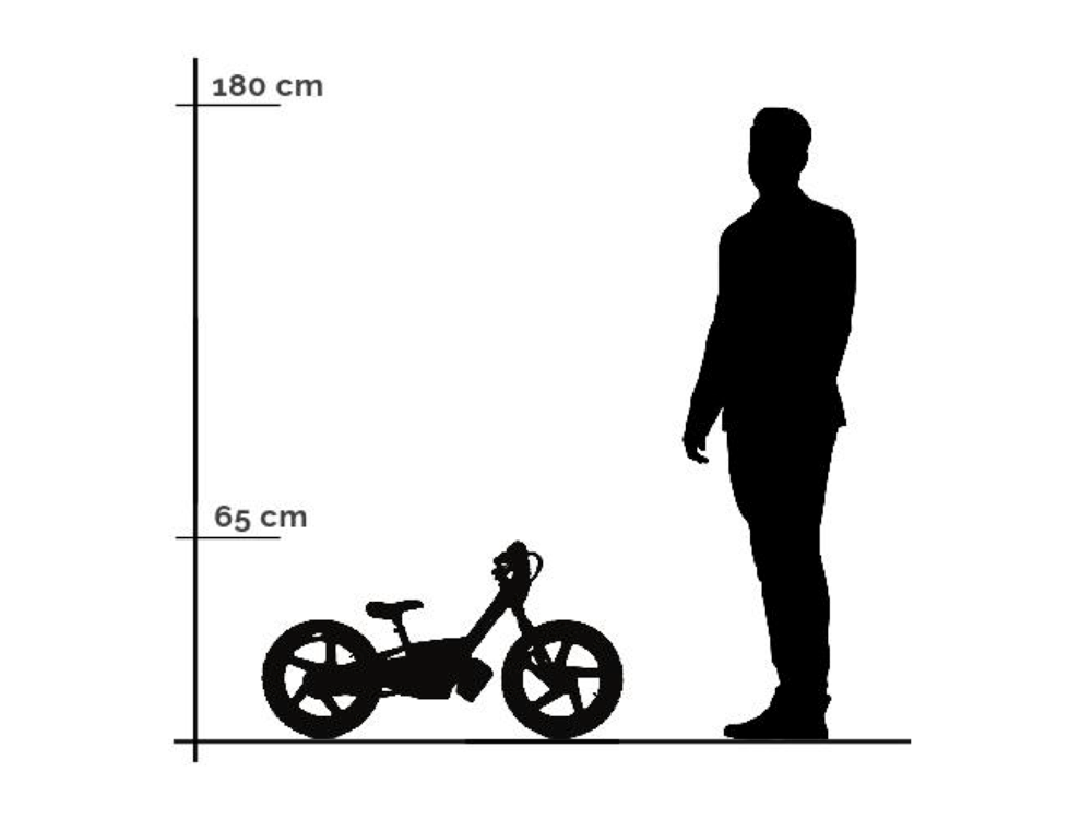 24 Volt Elektrische Balance Bike Met 16 Inch Wielen, Elektrische Motor - Groen