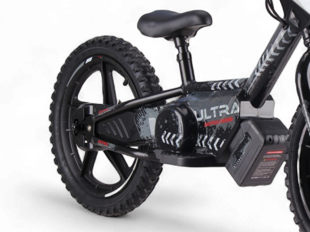 24 Volt Elektrische Balance Bike Met 16 Inch Wielen, Elektrische Motor - Zwart