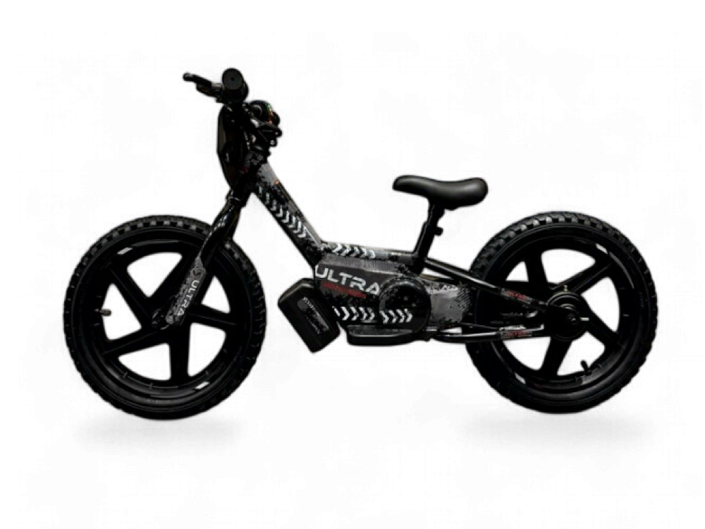 24 Volt Elektrische Balance Bike Met 16 Inch Wielen, Elektrische Motor - Zwart