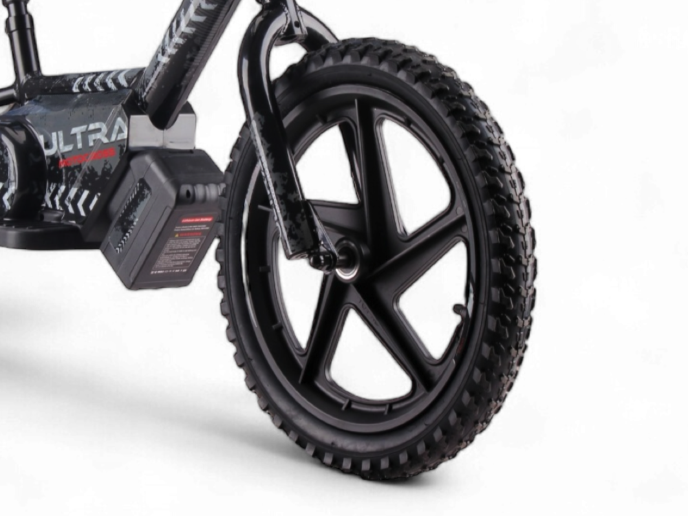 24 Volt Elektrische Balance Bike Met 16 Inch Wielen, Elektrische Motor - Zwart