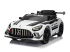 Mercedes-Benz Gt3 Amg 12 Volt Elektrische Kinderauto Met Rubberen Banden, Leder Zitje En Meer!