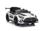 Mercedes-Benz Gt3 Amg 12 Volt Elektrische Kinderauto Met Rubberen Banden, Leder Zitje En Meer!
