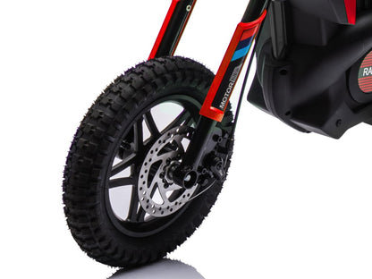 Crossmotor, 24 Volt Elektrische Kinder Motor Met Geveerde Wielen