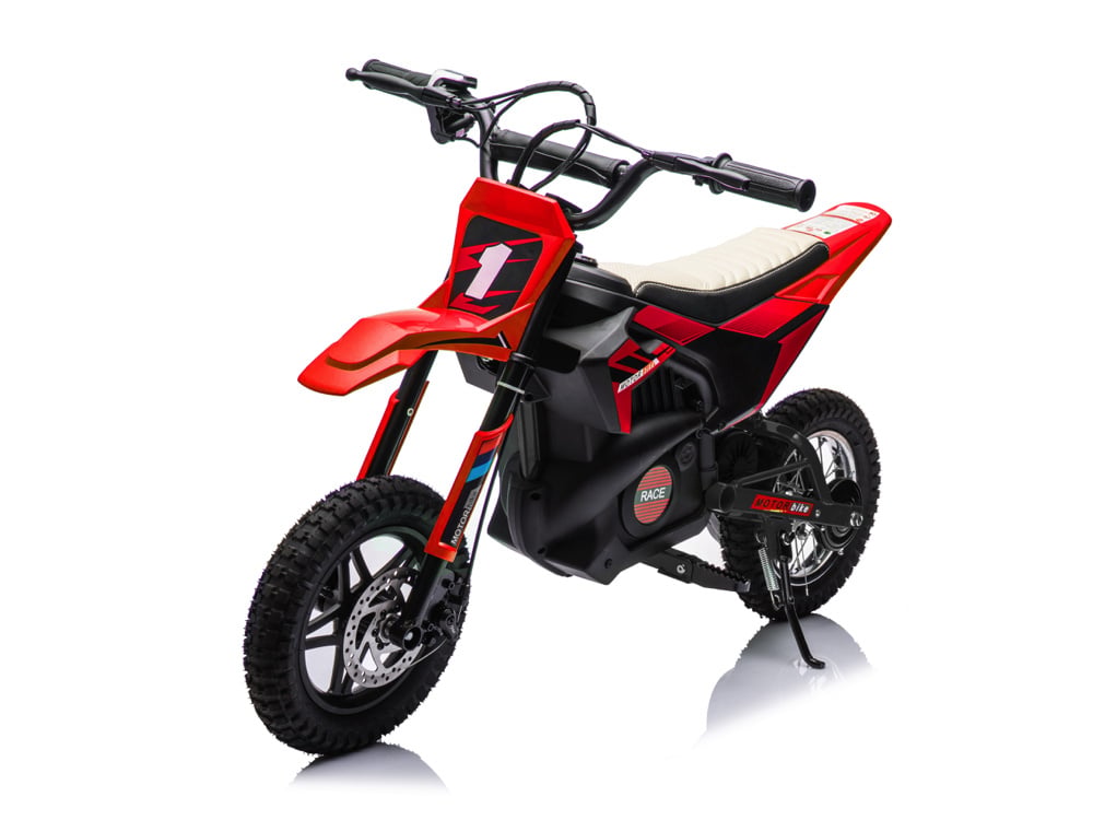 Crossmotor, 24 Volt Elektrische Kinder Motor Met Geveerde Wielen