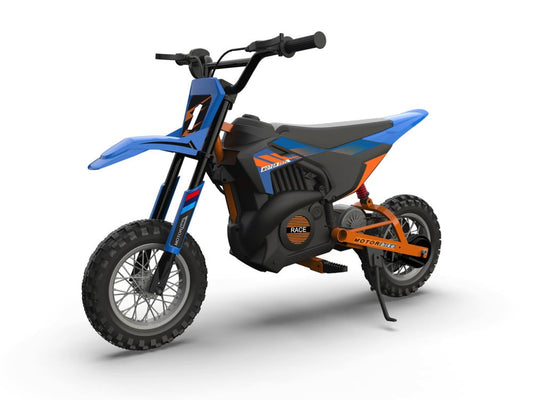 Crossmotor, 24 Volt Elektrische Kinder Motor Met Geveerde Wielen