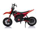 Crossmotor, 24 Volt Elektrische Kinder Motor Met Geveerde Wielen