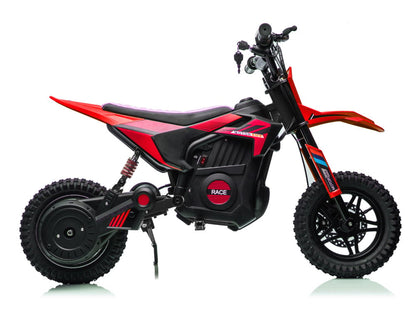 Crossmotor, 24 Volt Elektrische Kinder Motor Met Geveerde Wielen
