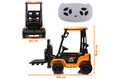 Jcb Elektrische Heftruck Voor Kinderen – 12V Met Echte Hef- En Rijfunctie