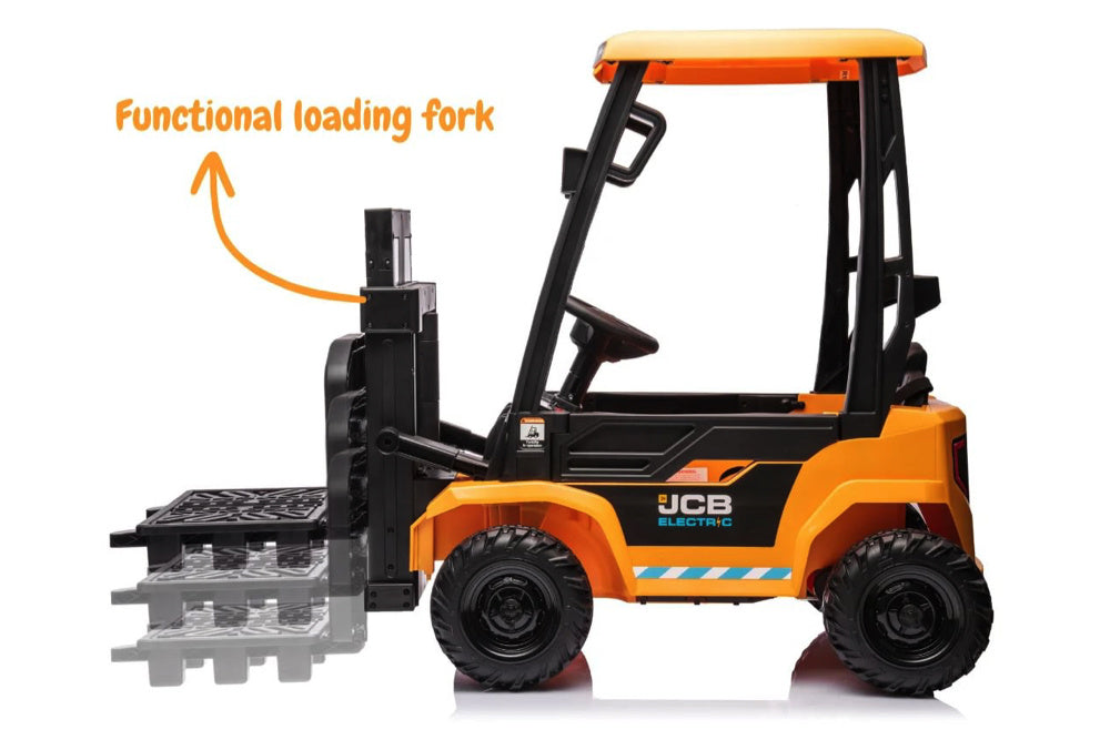 Jcb Elektrische Heftruck Voor Kinderen – 12V Met Echte Hef- En Rijfunctie