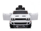 Dodge Challenger Srt, 12 Volt Elektrische Kinderauto, Leder Zitje, Rubberen Banden, Kinder Accu Auto!