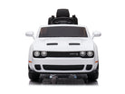 Dodge Challenger Srt, 12 Volt Elektrische Kinderauto, Leder Zitje, Rubberen Banden, Kinder Accu Auto!