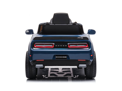 Dodge Challenger Srt, 12 Volt Elektrische Kinderauto, Leder Zitje, Rubberen Banden, Kinder Accu Auto!