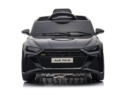 Audi Rs6,12 Volt Elektrische Kinderauto Met Rubberen Banden, Leder Zitje En Meer!