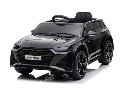 Audi Rs6,12 Volt Elektrische Kinderauto Met Rubberen Banden, Leder Zitje En Meer!