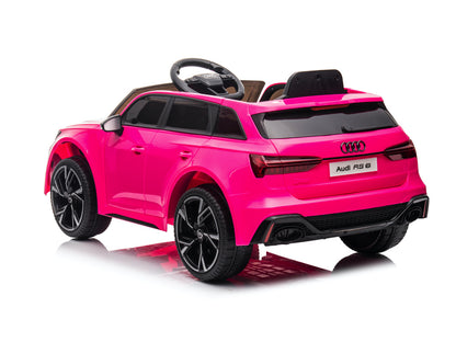 Audi Rs6,12 Volt Elektrische Kinderauto Met Rubberen Banden, Leder Zitje En Meer!