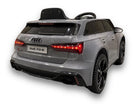 Audi Rs6,12 Volt Elektrische Kinderauto Met Rubberen Banden, Leder Zitje En Meer!